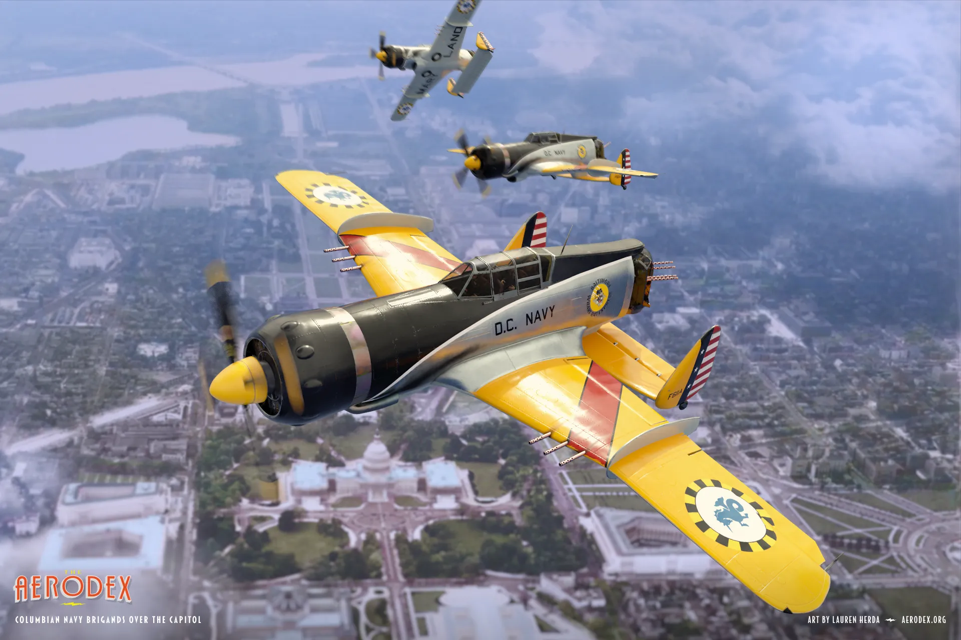 Columbian Navy Brigands over the Capitol